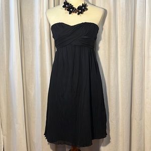 J Crew crinkle silk chiffon empire waist dress-bridesmaid/formal/pageant